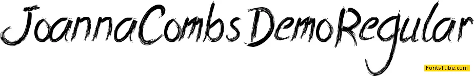 Joanna Combs Demo Font