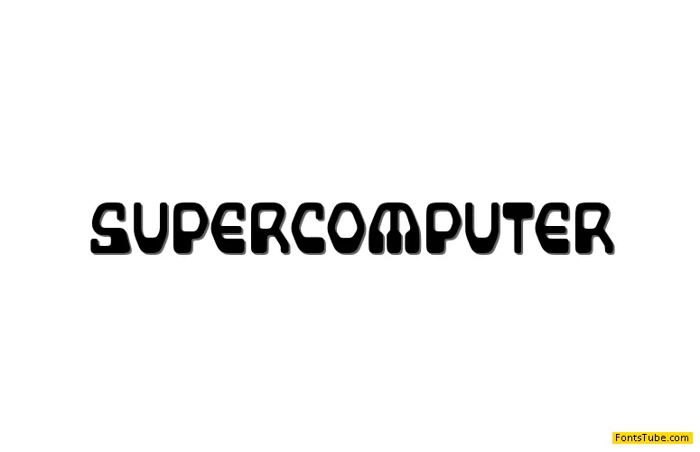 Supercomputer Font