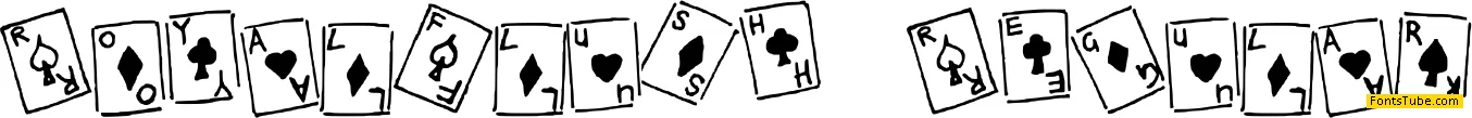 Royal Flush Font