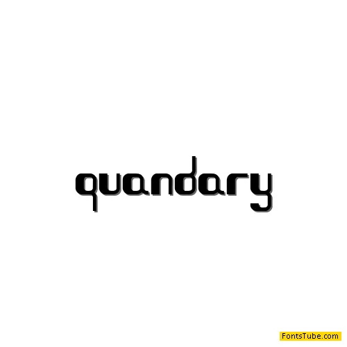 Quandary BRK Font