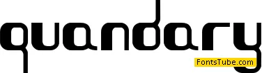 Quandary BRK Font