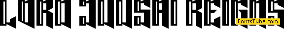 Lord Juusai Reigns Font