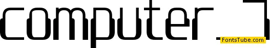 Computer 7 Font