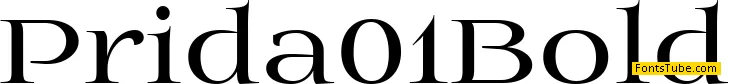 Prida01 Font Family
