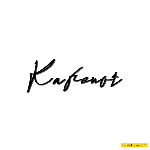 Kafenot Font