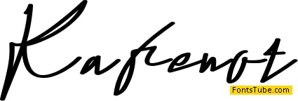 Kafenot Font