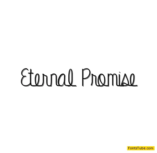 Eternal Promise Font