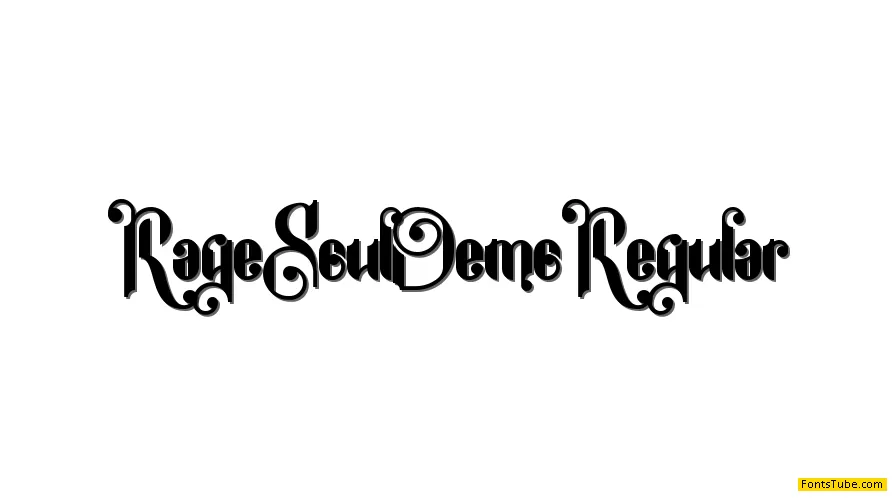 RageSoul Demo Font Family