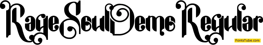 RageSoul Demo Font Family