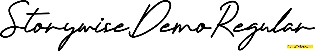 Storywise Demo Font
