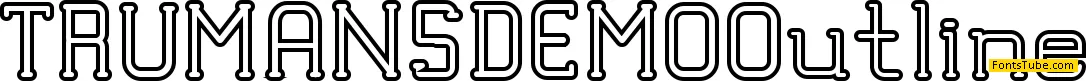TRUMANS DEMO Font Family