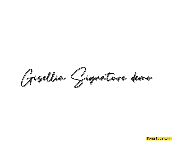 Gisellia Signature Font
