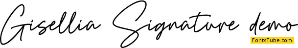 Gisellia Signature Font