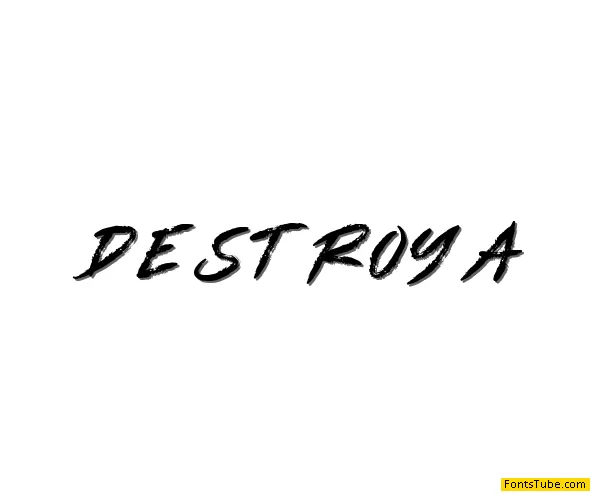 DESTROYA Font