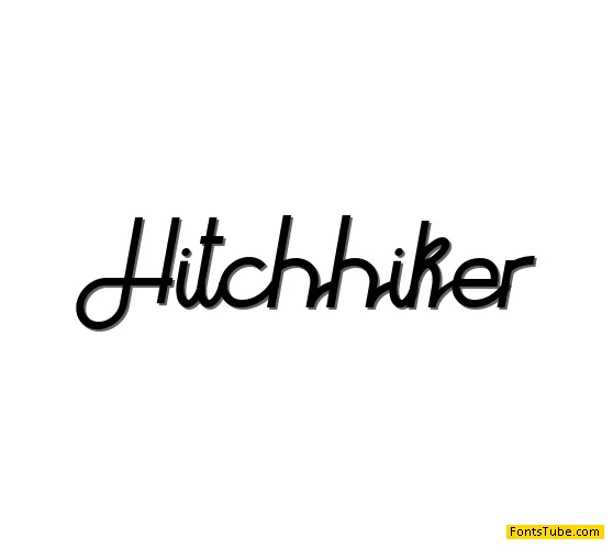 Hitchhiker Font Family