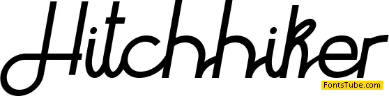 Hitchhiker Font Family