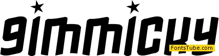 Gimmicky Font