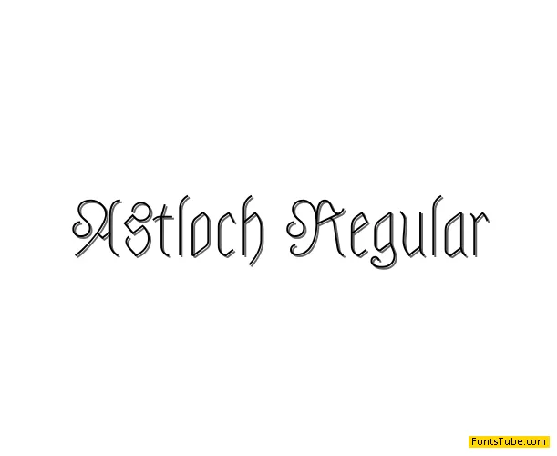 Astloch Font Family