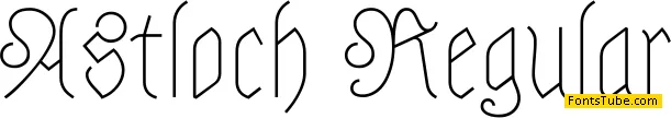 Astloch Font Family