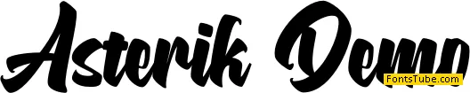 Asterik Font