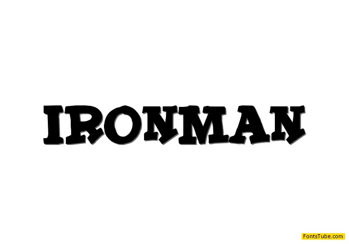 IronMan Font