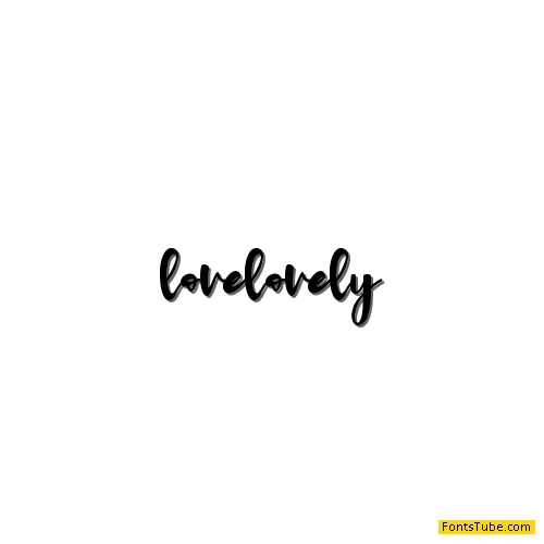 lovelovely Font