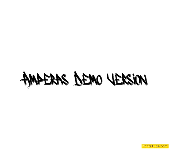 Amperas Demo Version Font
