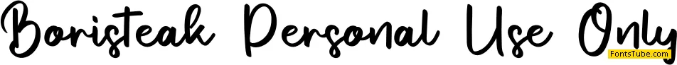 Boristeak Font