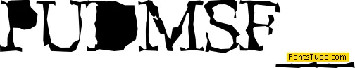 Pudmonkey Shrapnel Free Font