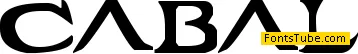 Cabal Font