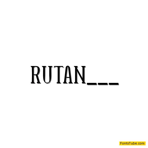 Rutaban Font