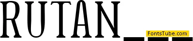 Rutaban Font