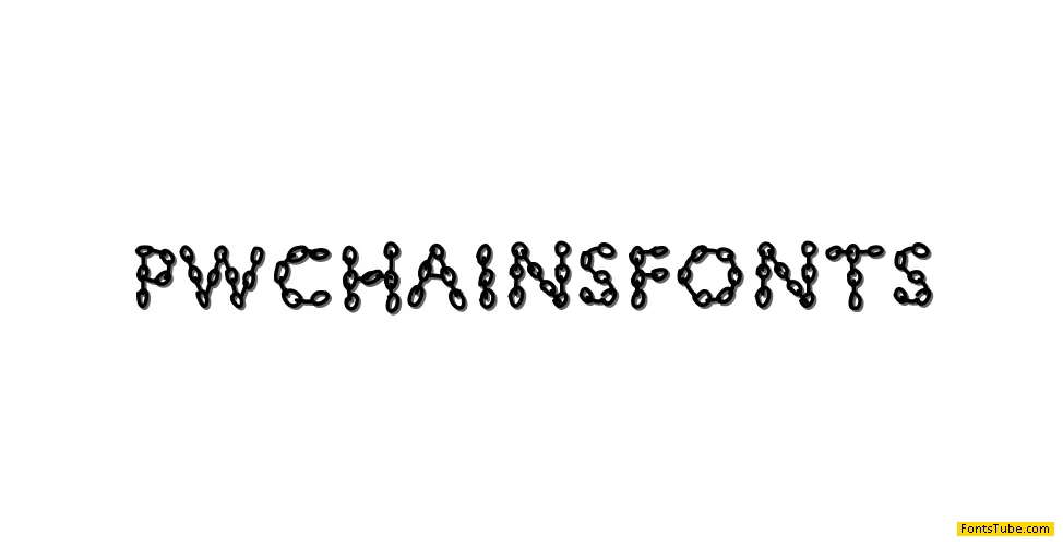 PWChainsfonts Font