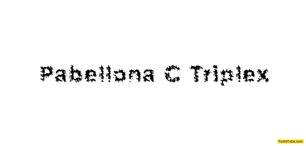 Pabellona (C) TrÃ­plex Font