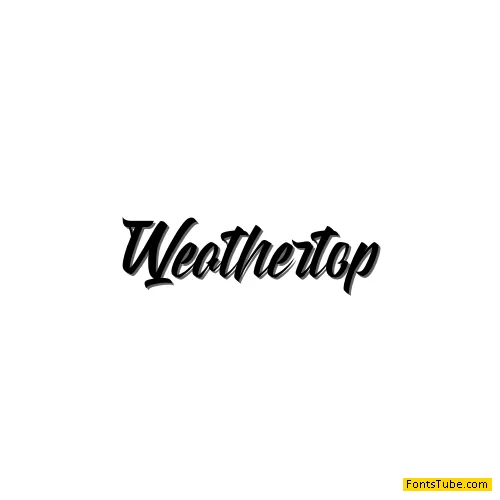 Weathertop Font