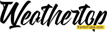 Weathertop Font