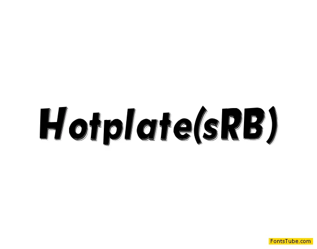 Hotplate (sRB) Font