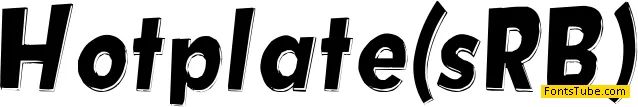 Hotplate (sRB) Font