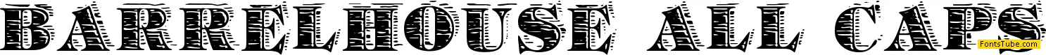 Barrelhouse All Caps Font