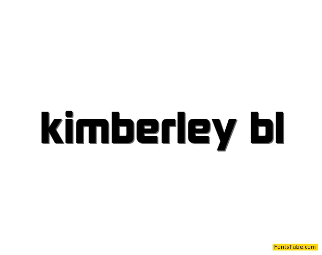 Kimberley Font
