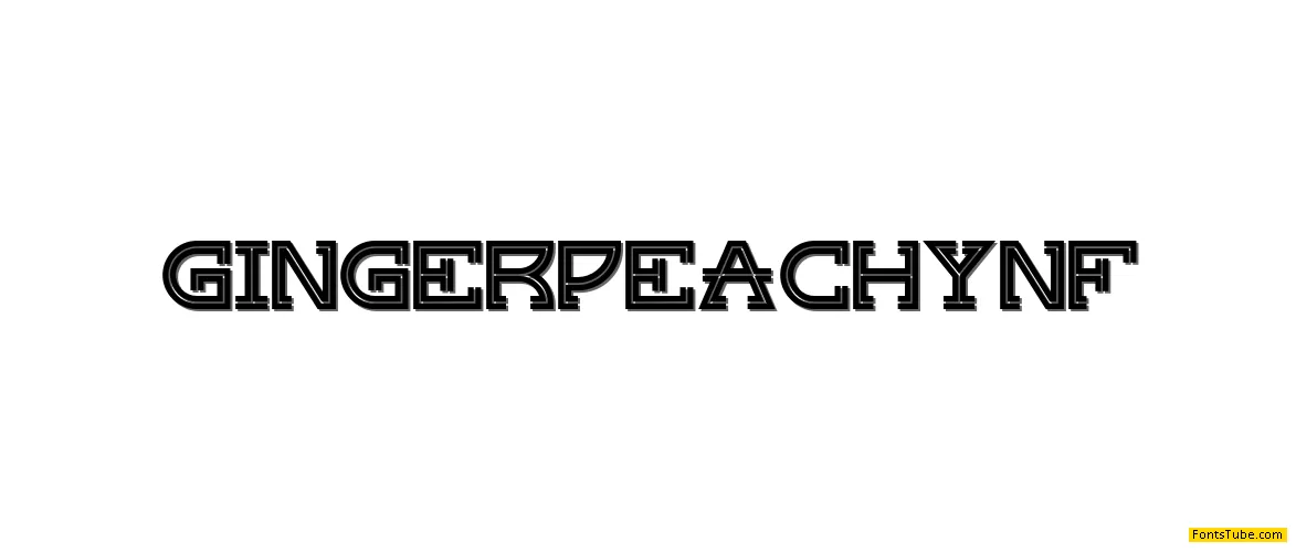 Ginger Peachy NF Font