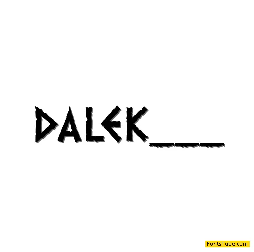 Dalek Font