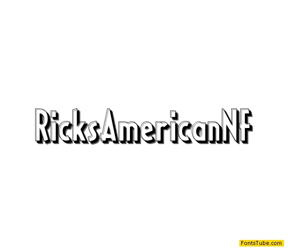 Ricks American NF Font