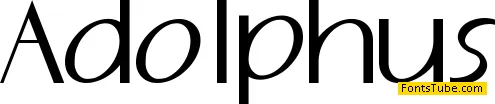 Adolphus Font