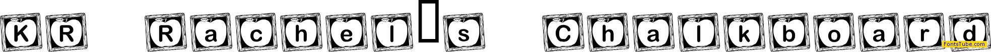 KR Rachel's Chalkboard Font