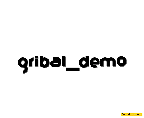 Gribal Demo Font Family
