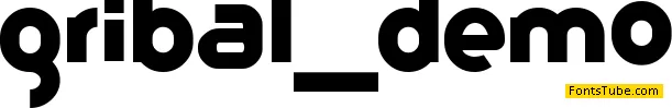 Gribal Demo Font Family