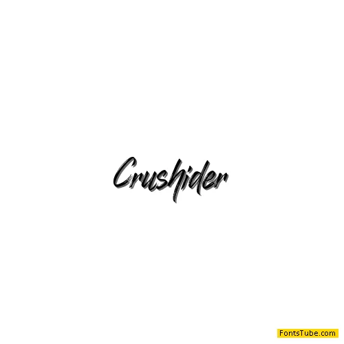 Crushider Font