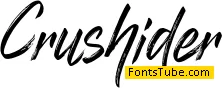 Crushider Font