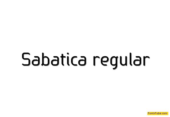Sabatica Font